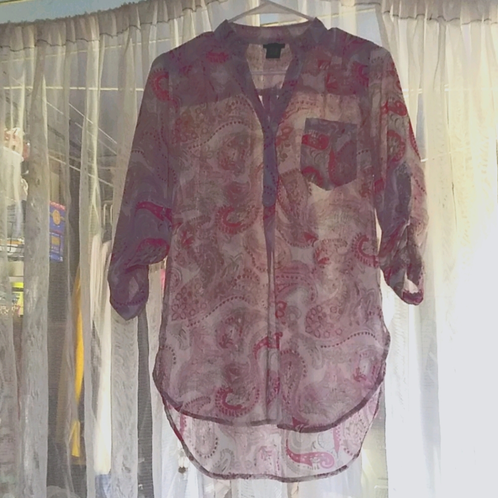 Rue 21 flowery blouse